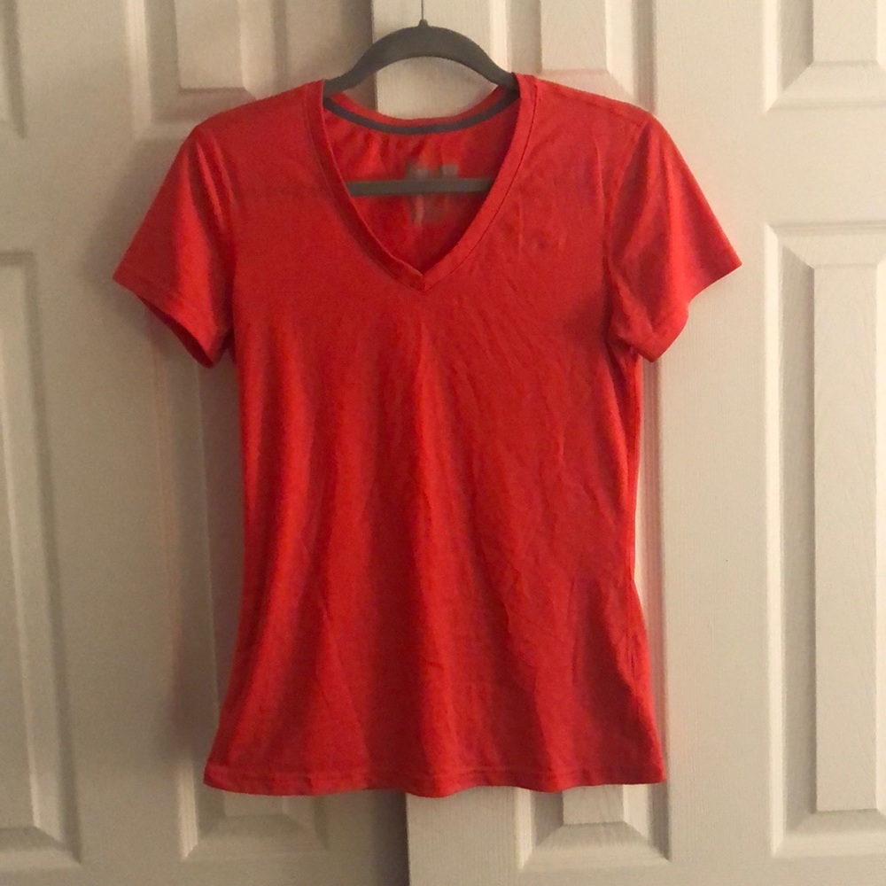 Red Nike shirt